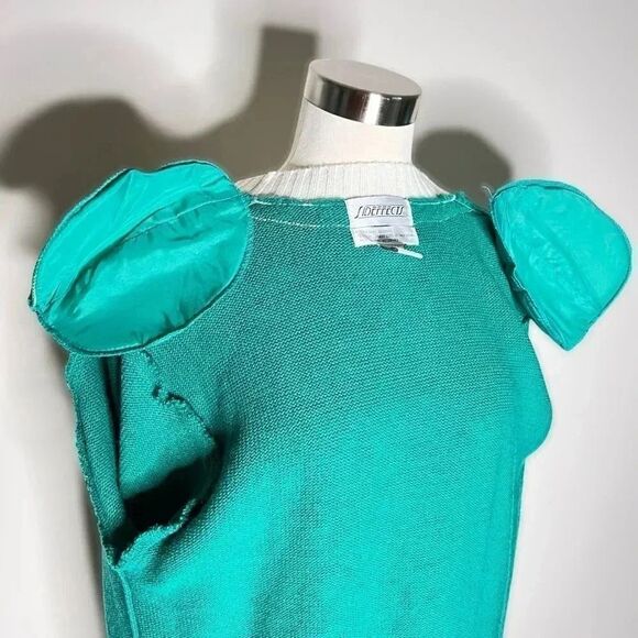 Sideffects Oversized Green-Gold Cardigan Size M/L FINAL PRICE 🎈 - Picture 3 of 8